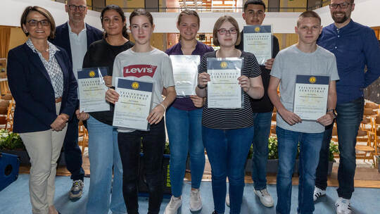 Preisübergabe Schreibwettbewerb Lions Club