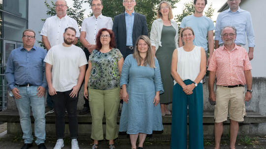 Der neue Gemeinderat Sternenfels (vorne, von links): Jochen Abel, Felix Burkhardt, Ingela Freisler, Antonia Walch, Annette Häuße
