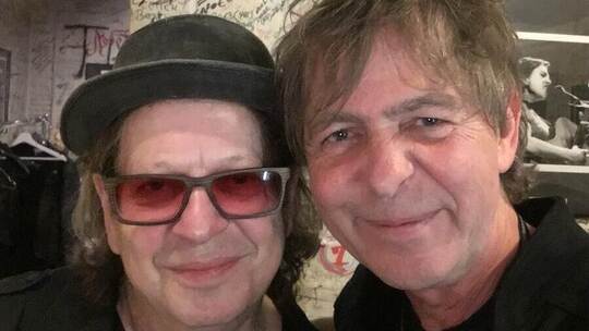Gemeinsam mit Peter Freudenthaler in Hamburg in der „Fabrik“, Kravetz hatte Freunde zu einem Konzert eingeladen. Peter Freudenth