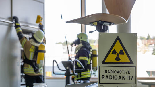 Strahlenschutz Übung Feuerwehr Baden Baden Hilda