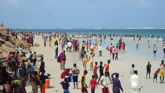 Lido Beach in Mogadishu Lido Beach in Mogadishu