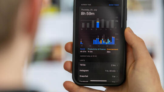 Bildschirmzeit Symbolbild