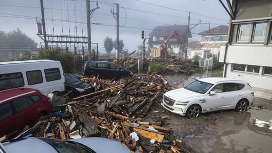 Unwetter im Berner Oberland