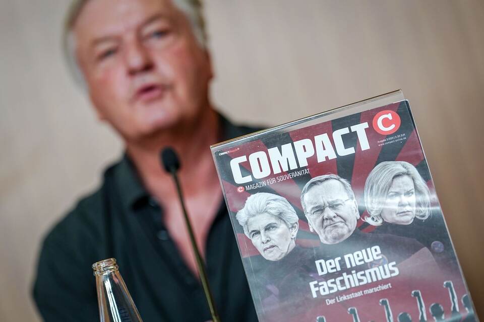Aufhebung des Verbots der Zeitschrift «Compact»