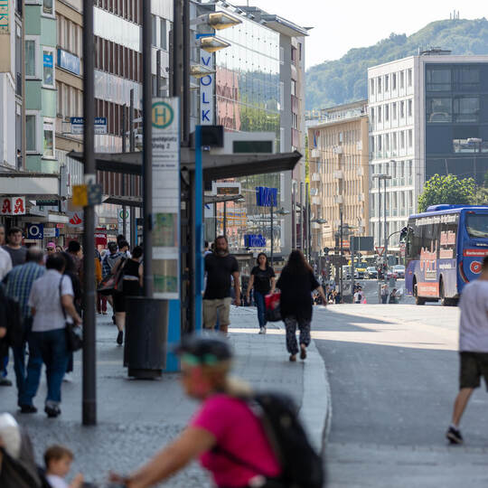 Menschen in der Innenstadt