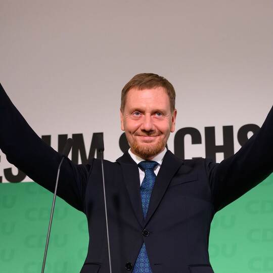 Landtagswahl in Sachsen - Wahlparty CDU Landtagswahl in Sachsen - Wahlparty CDU