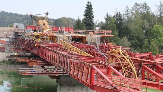 Kraneinsturz Bleilochtalsperre