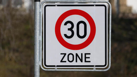 Schild 30 Zone