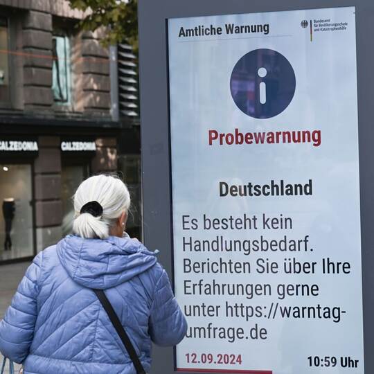 Bundesweiter Warntag mit Probealarm