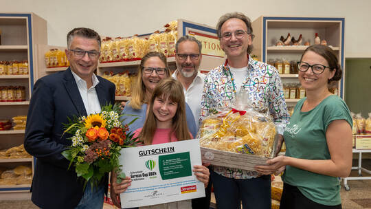 Gewinnübergabe Jeremias Oechsle Fest