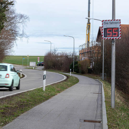 Geschwindigkeitsanzeige Öschelbronn