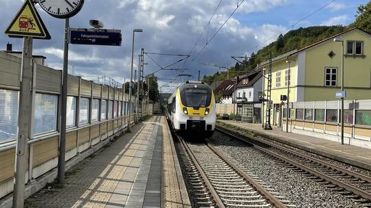 Schon seit Juli 2014 sind Schutzeinrichtungen beiderseits der Bahnschienen an der Strecke durch Enzberg angebracht worden. Das h
