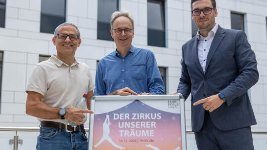 Freuen sich auf die Benefiz-Gala in der Pforzheimer Goetheschule kurz vor Weihnachten: Ex-Turn-Profi Dirk Walterspacher, Dietric