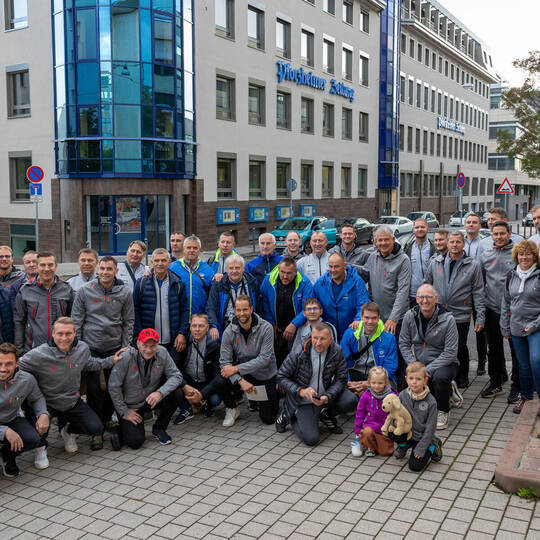 Besuch Bürgermeister Nationalmannschaft