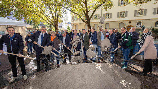 Spatenstich Pfälzer Pfalz