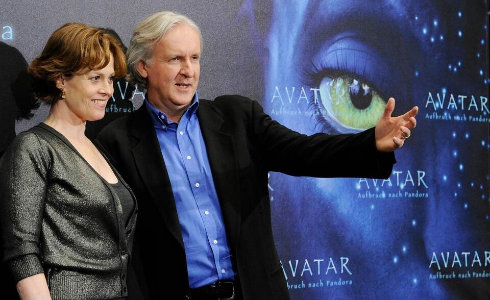 Sigourney Weaver (l) und James Cameron Sigourney Weaver (l) und James Cameron