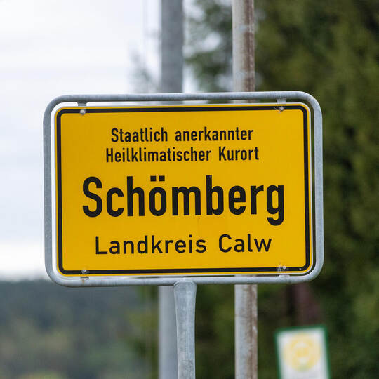 Ortsschild Schömberg