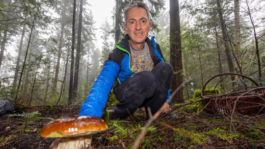 Pilzexperte Uwe Waller