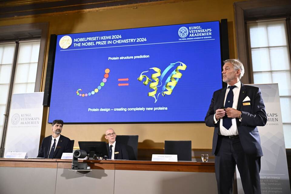 Bekanntgabe Nobelpreis 2024 – Chemie Bekanntgabe Nobelpreis 2024 – Chemie