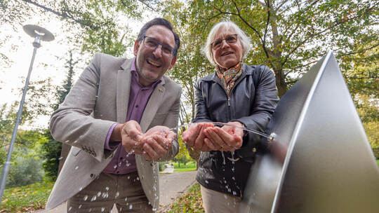 Neuer Trinkbrunnen Stadtgarten