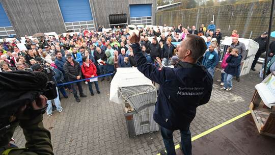 Versteigerung von Strandkörben