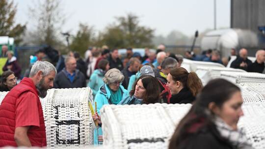 Versteigerung von Strandkörben