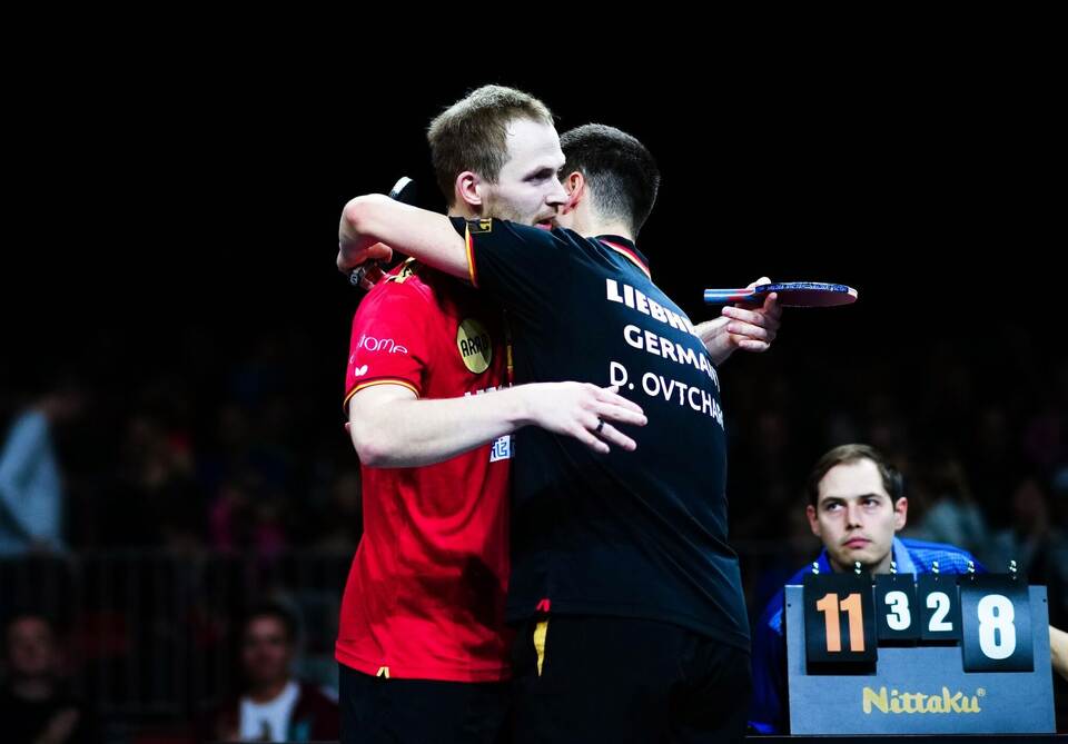 Benedikt Duda und Dimitrij Ovtcharov