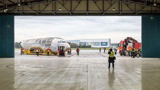 Entführte Lufthansa-Maschine «Landshut» zieht um