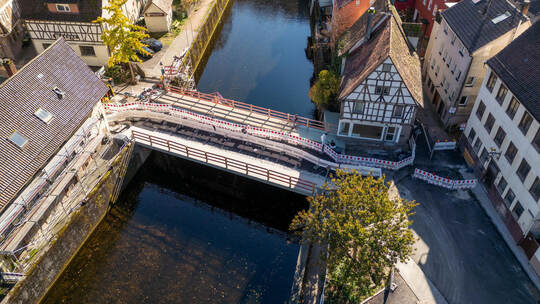Hirschbrücke Neuenbürg Kurz Vor Fertigstellung