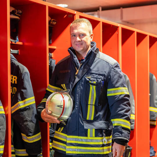 Feuerwehr Kommandant Michael Rentschler
