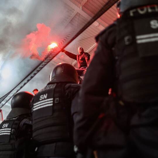 Jahresbericht zu Strafverfahren bei Fußballspiel-Einsätzen